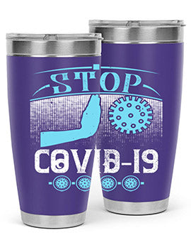 Stop covid Style 22#- corona virus- Tumbler