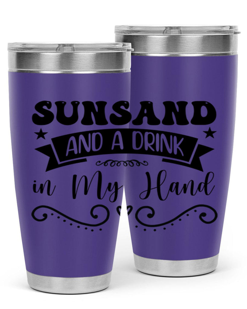Sunsandandadrinkin 484#- zodiac- Tumbler