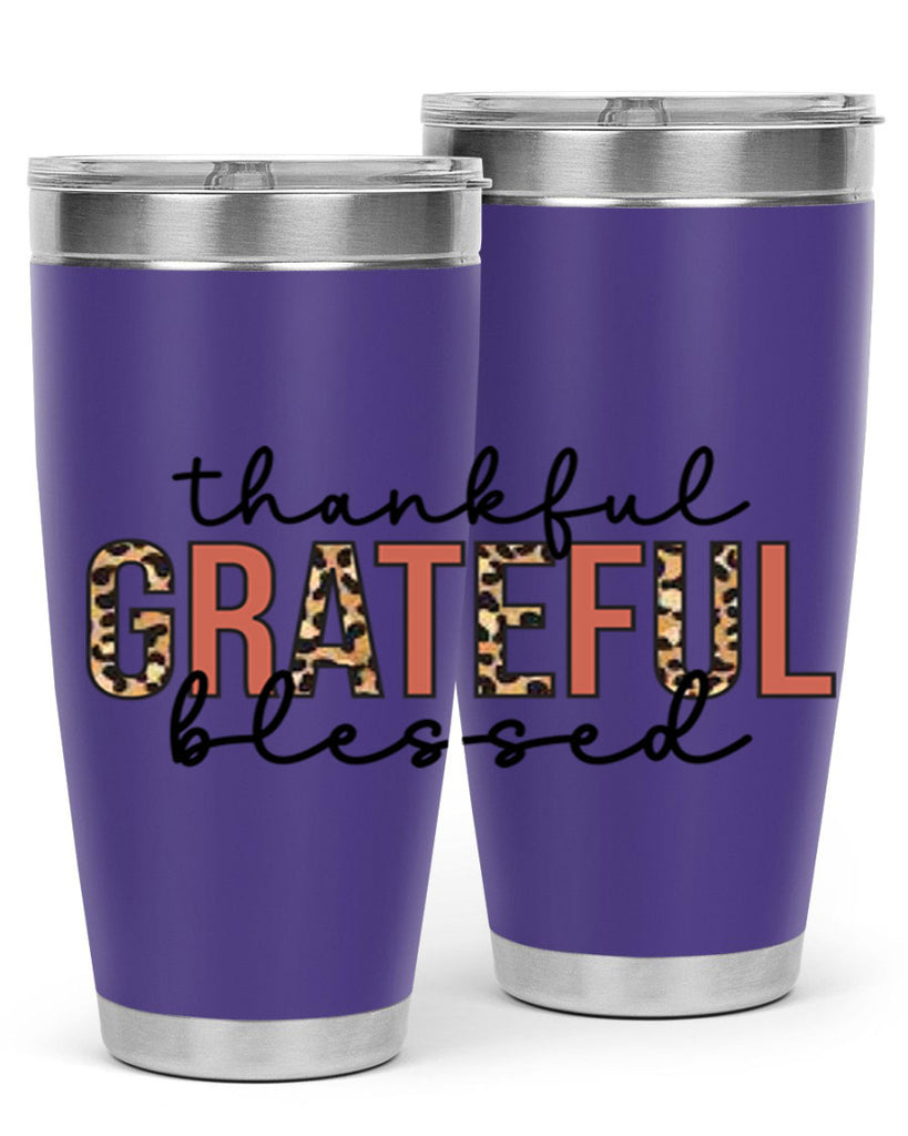 Thankful grateful blessed 602#- fall- Tumbler