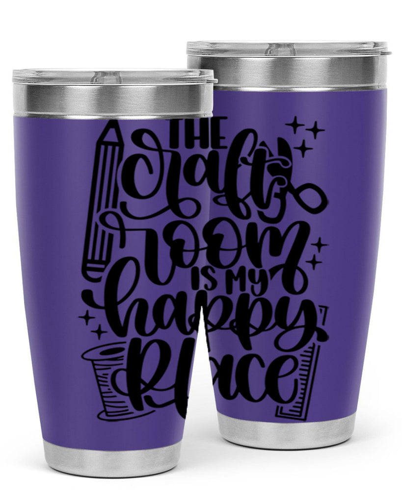 The Craft Room Is My Happy Place 4#- crafting- Tumbler