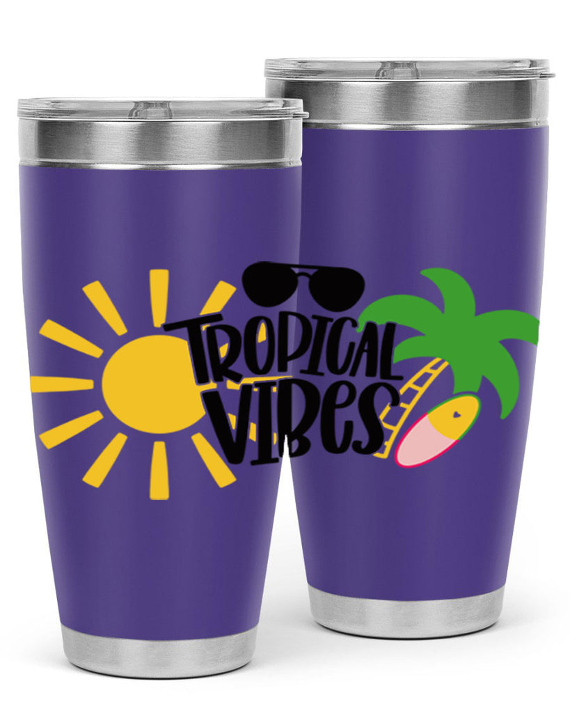 Tropical Vibes Style 9#- summer- Tumbler