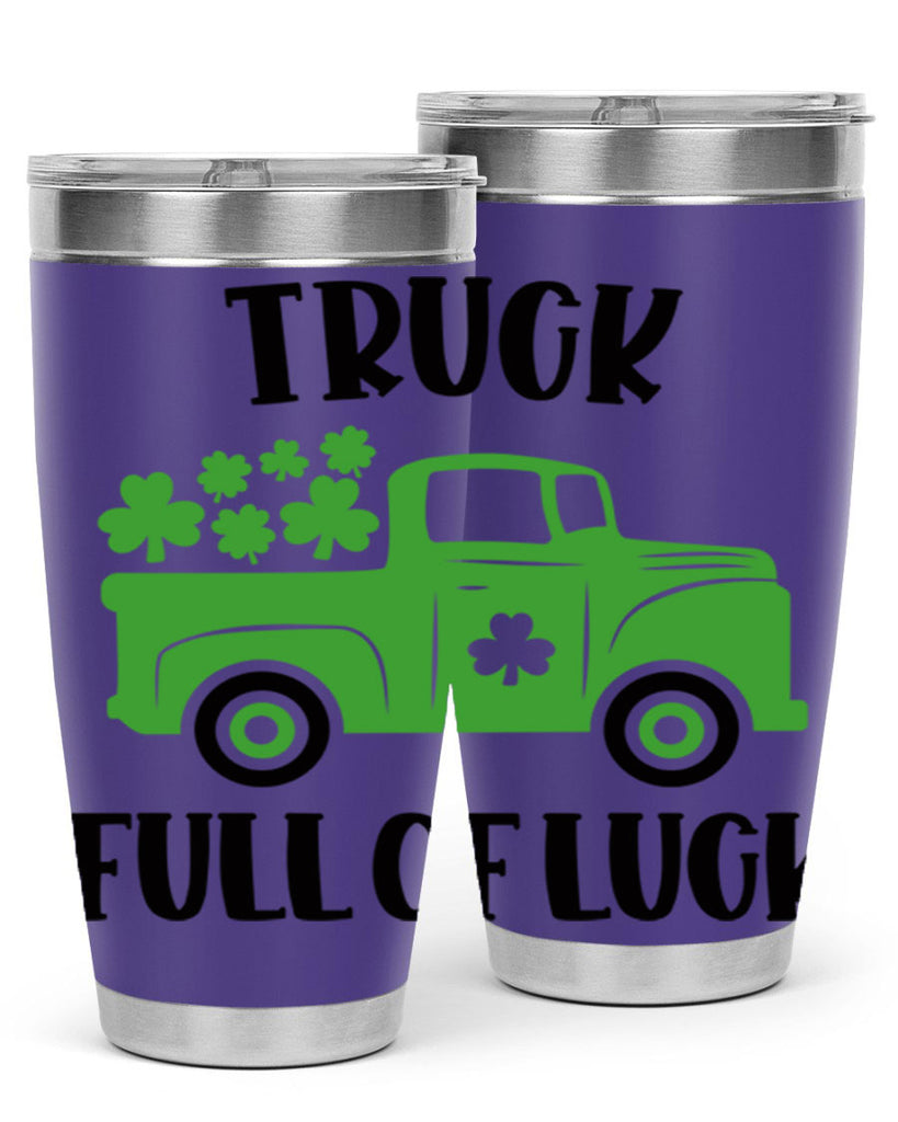 Truck Full Of Luck Style 19#- St Patricks Day- Tumbler