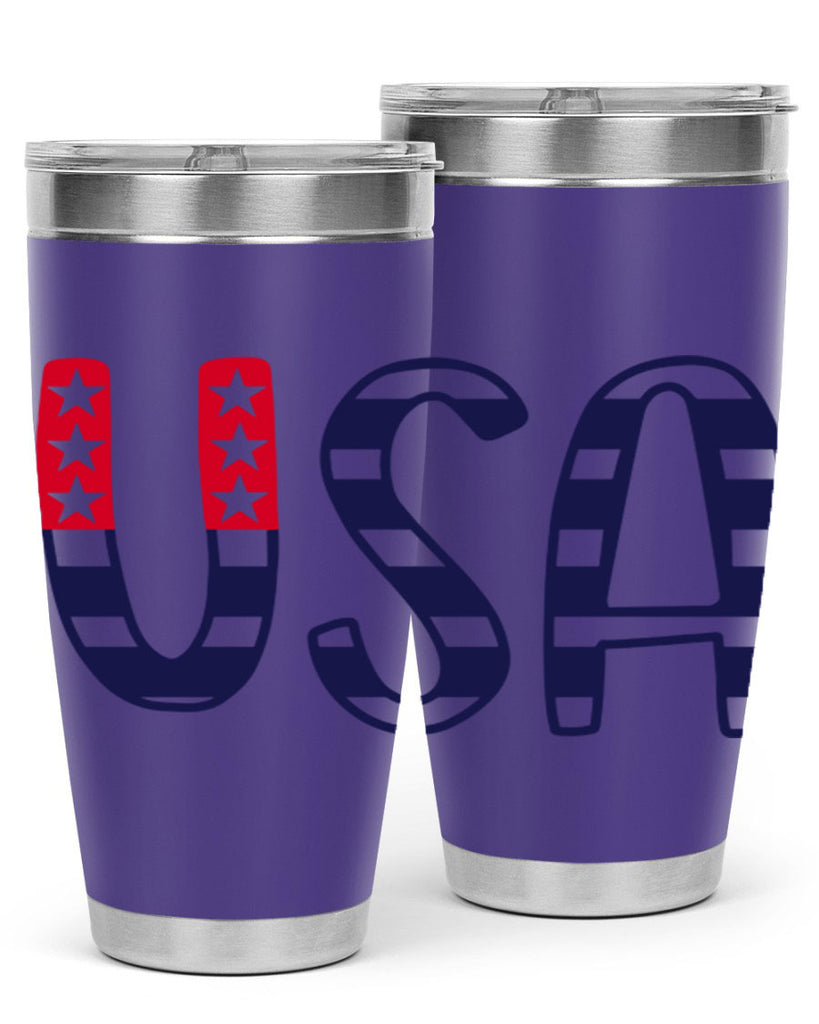 USA Style 184#- Fourt Of July- Tumbler