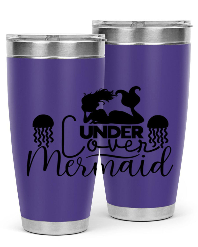 Under Cover Mermaid 642#- mermaid- Tumbler