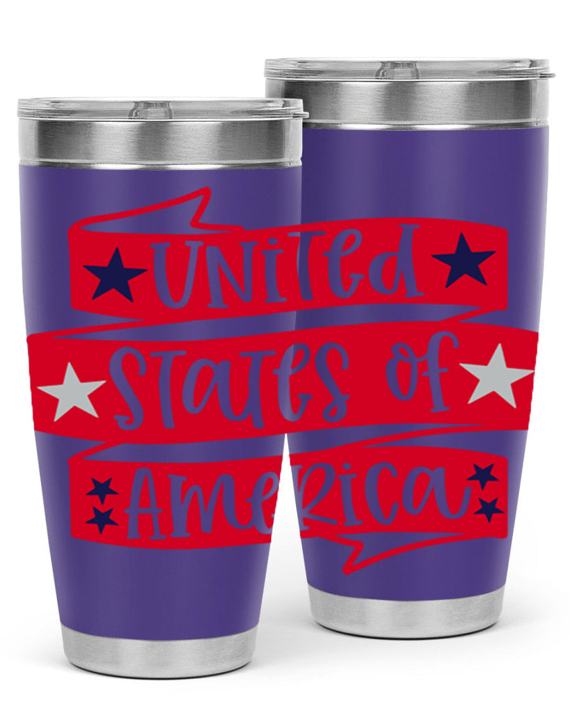 United States Of America Style 177#- Fourt Of July- Tumbler