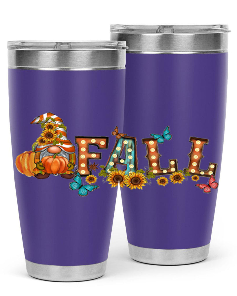 VintageFallGnome 626#- fall- Tumbler
