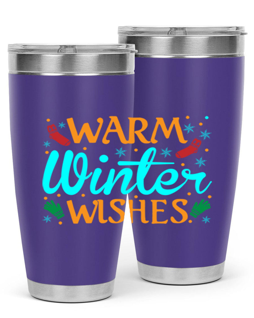 Warm Winter Wishes 465#- winter- Tumbler