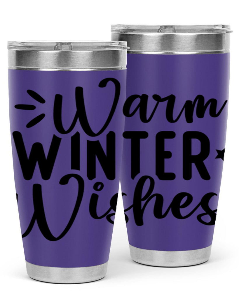 Warm Winter Wishes459#- winter- Tumbler