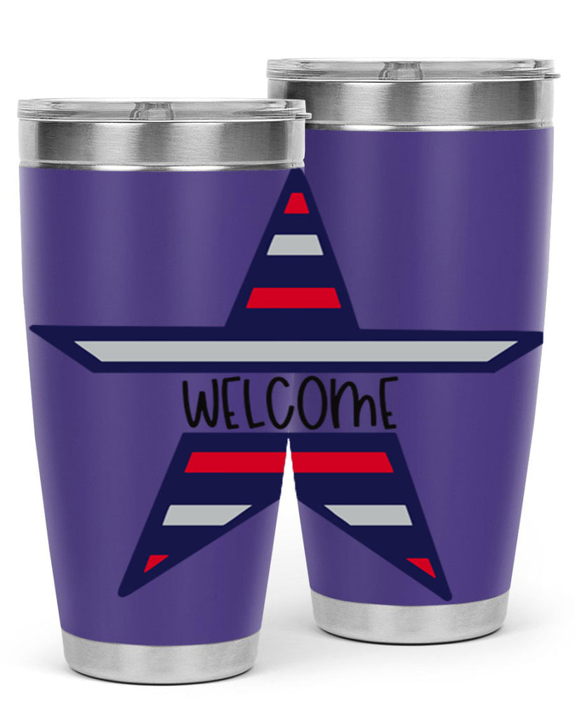 Welcome Style 186#- Fourt Of July- Tumbler