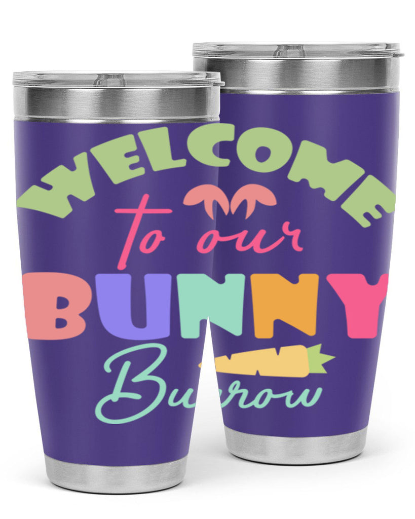 Welcome to our bunny burrow588#- spring- Tumbler