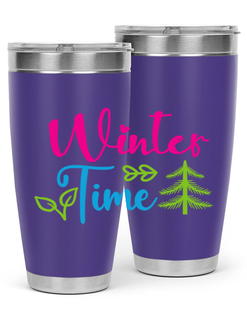 Winter Time 528#- winter- Tumbler