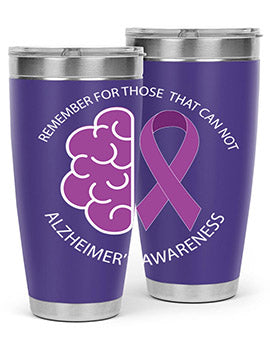 alzheimers awareness style 40#- alzheimers- Tumbler