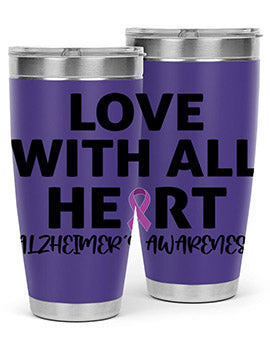 alzheimers awareness style 77#- alzheimers- Tumbler