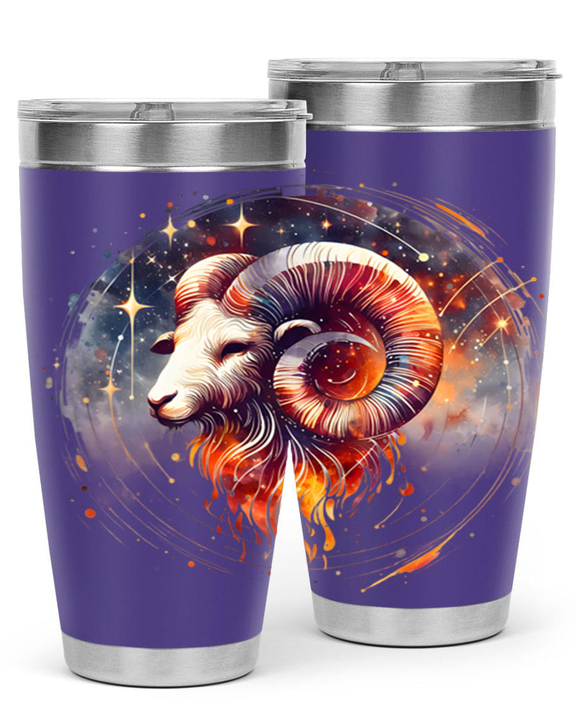 aries 125#- zodiac- Tumbler