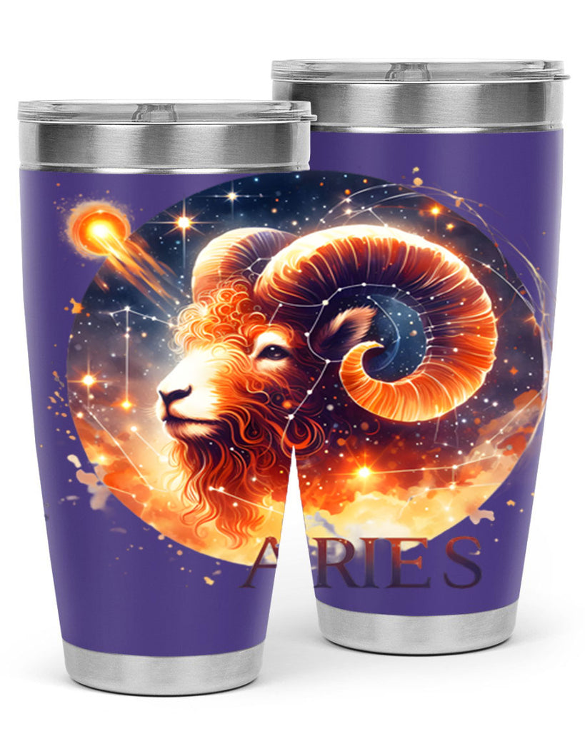 aries 130#- zodiac- Tumbler