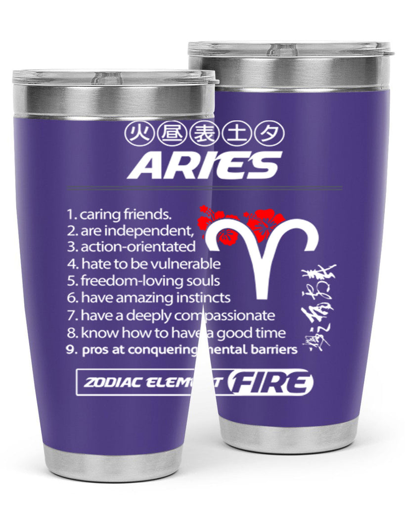 aries 137#- zodiac- Tumbler