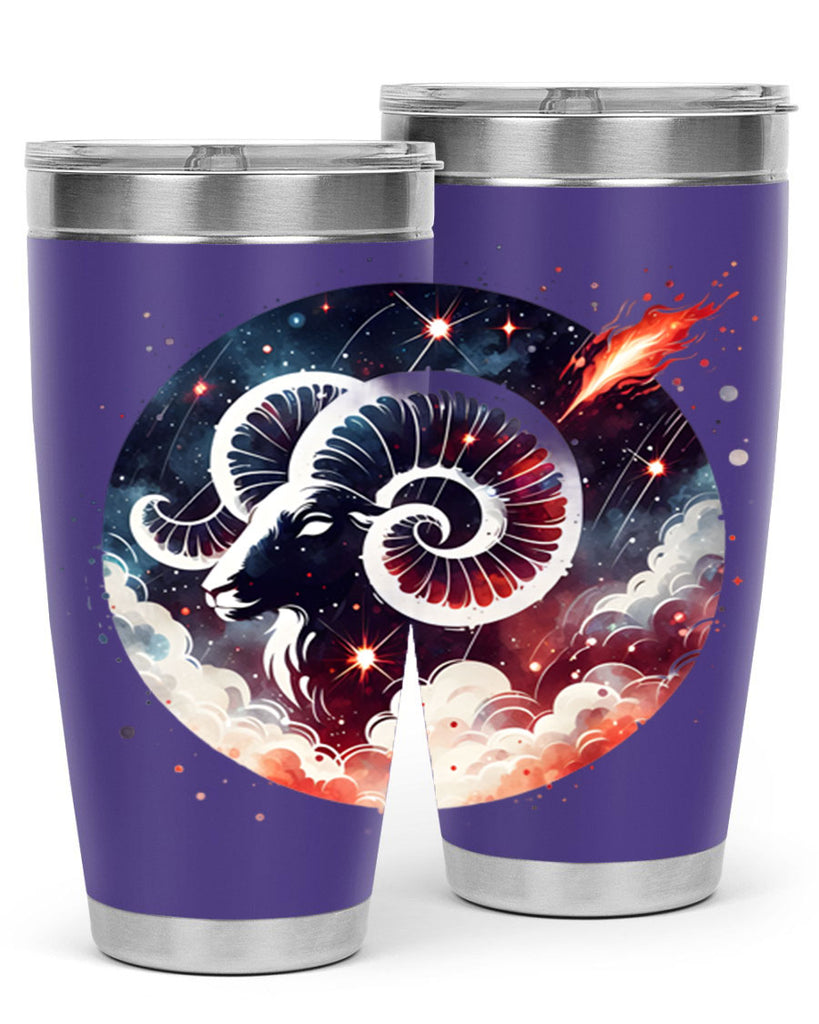 aries 140#- zodiac- Tumbler