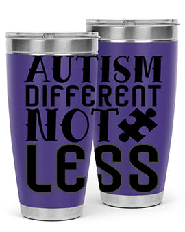 autism different not less Style 6#- autism- Tumbler