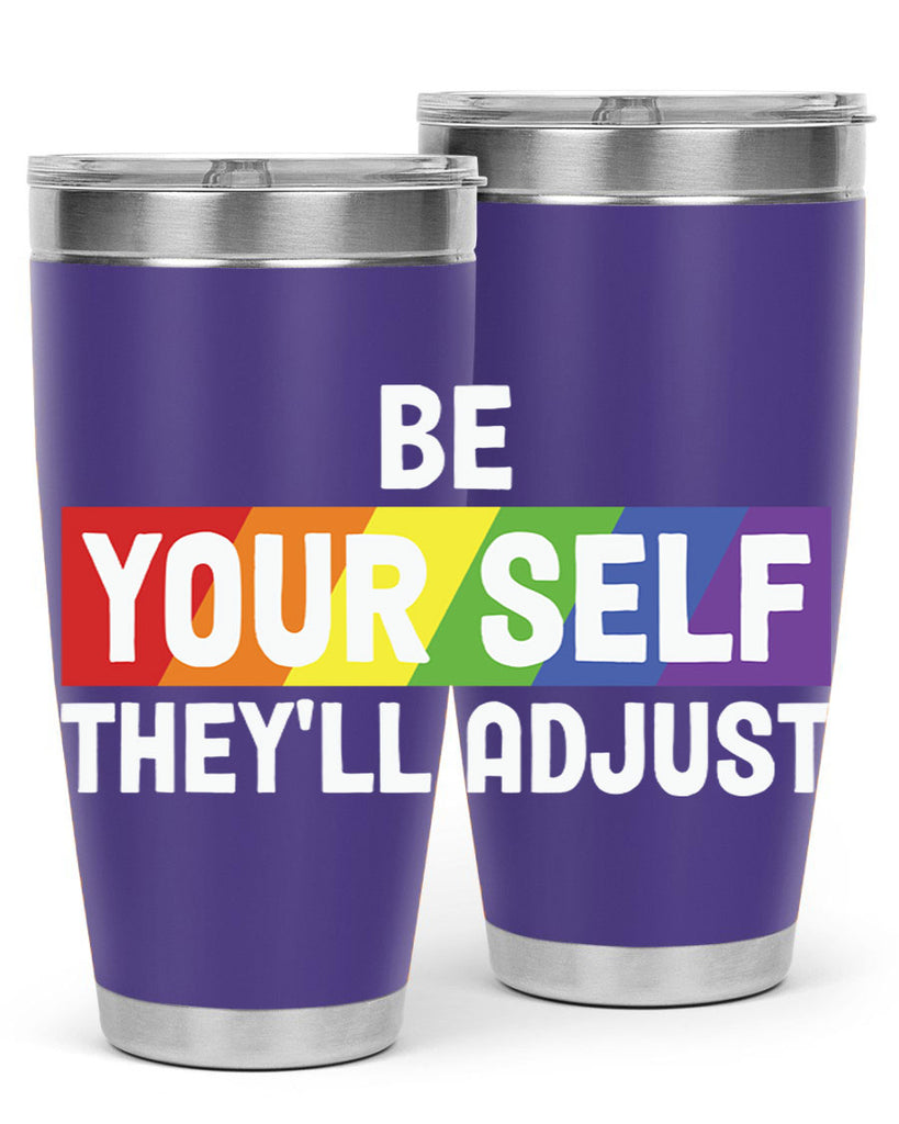 be yourself theyll adjust rainbow lgbt 160#- lgbt- Tumbler