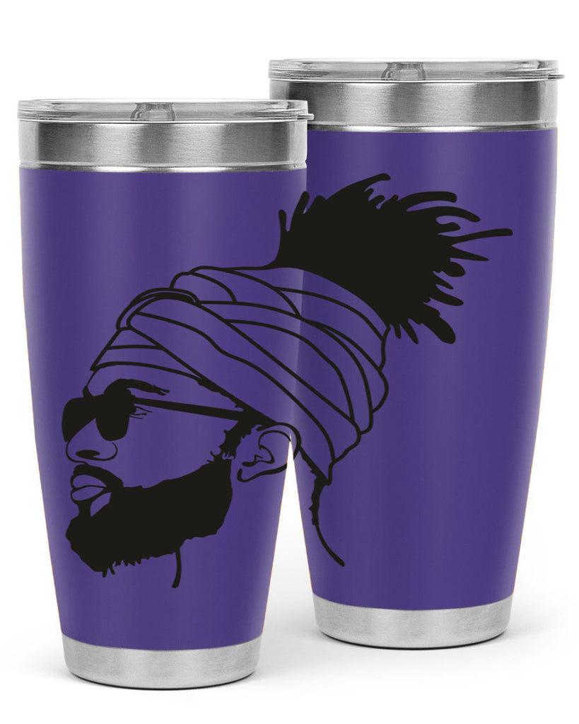 beardman 44#- black men - boys- tumbler