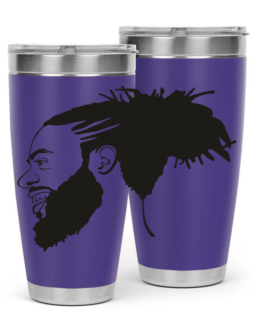 beardman 45#- black men - boys- tumbler