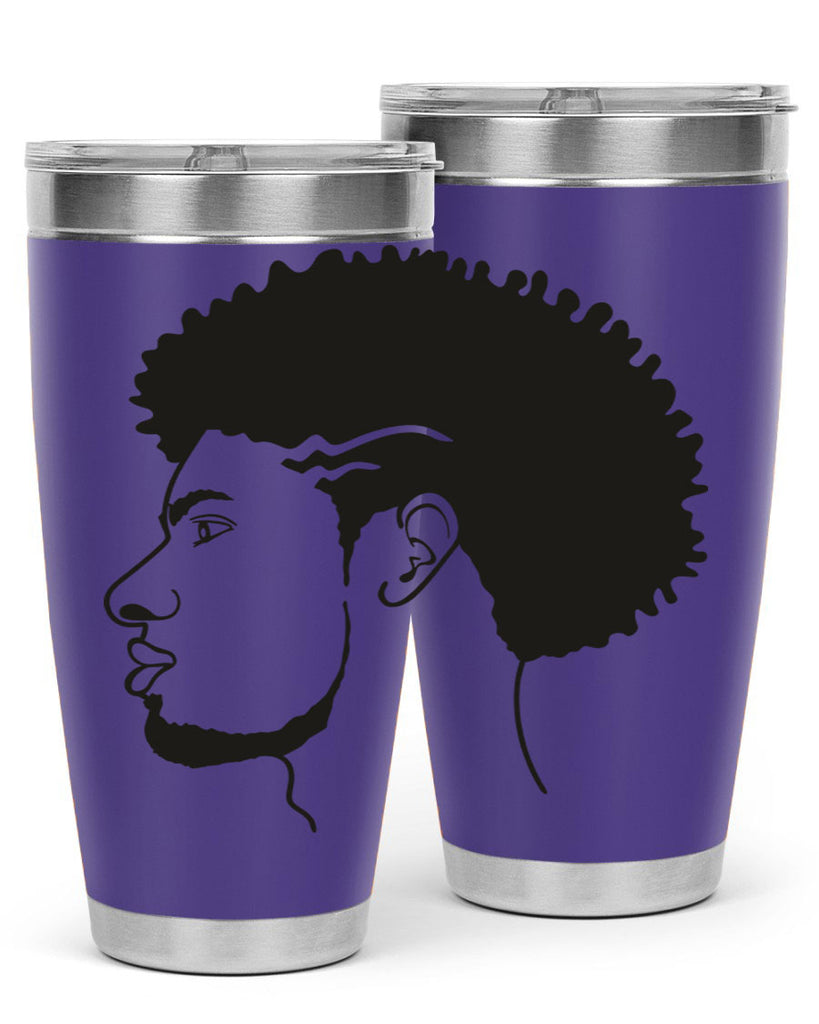 beardman 47#- black men - boys- tumbler