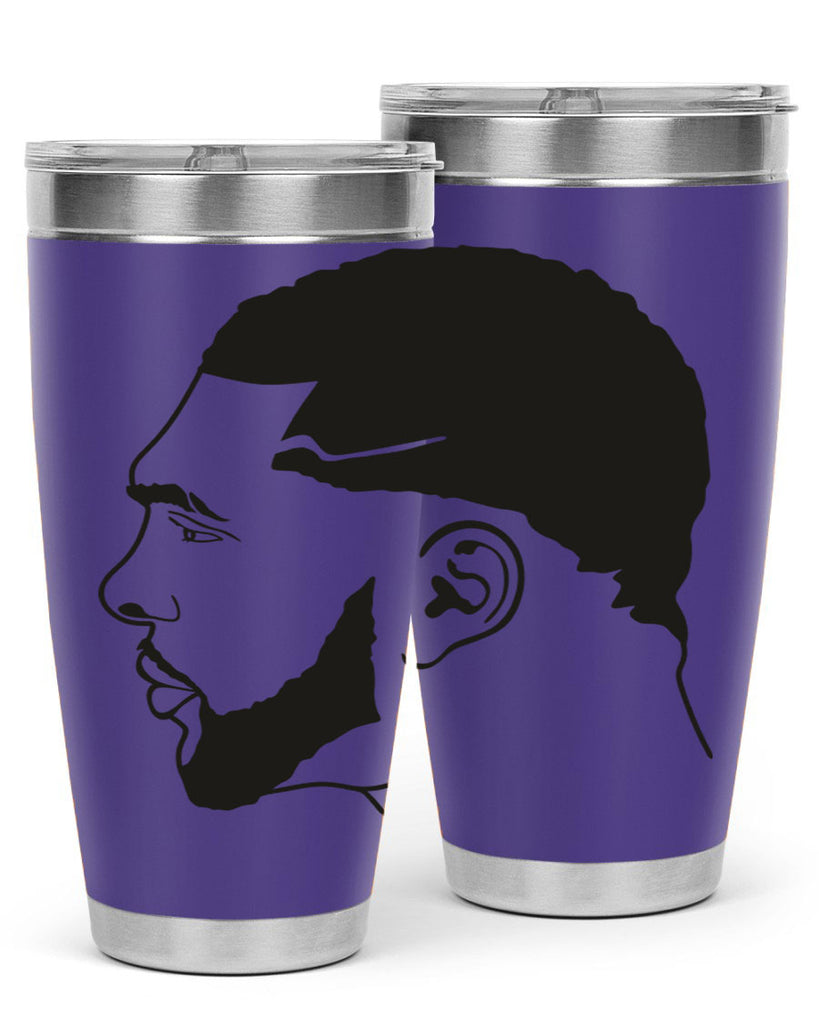 beardman 55#- black men - boys- tumbler