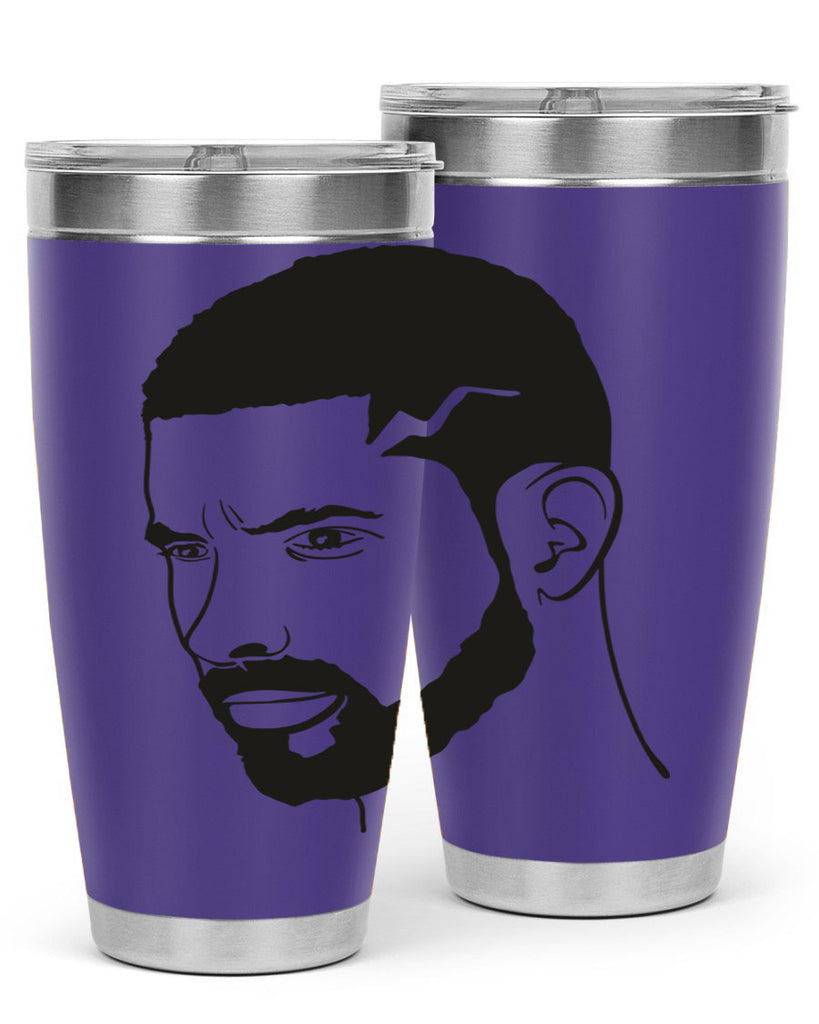 beardman 56#- black men - boys- tumbler