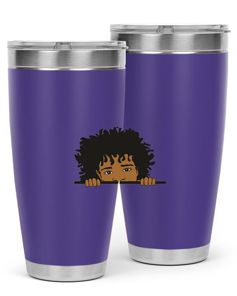 black boy 4#- black men - boys- tumbler