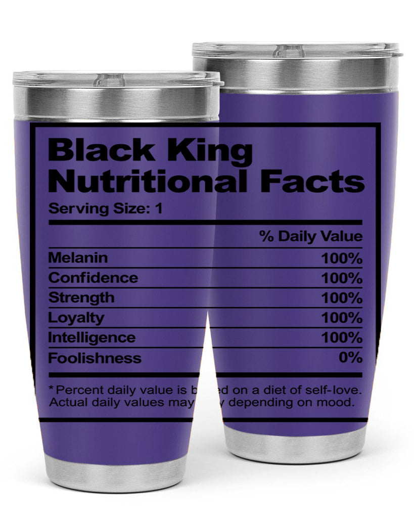 black king nutritional facts 231#- black words phrases- Cotton Tank