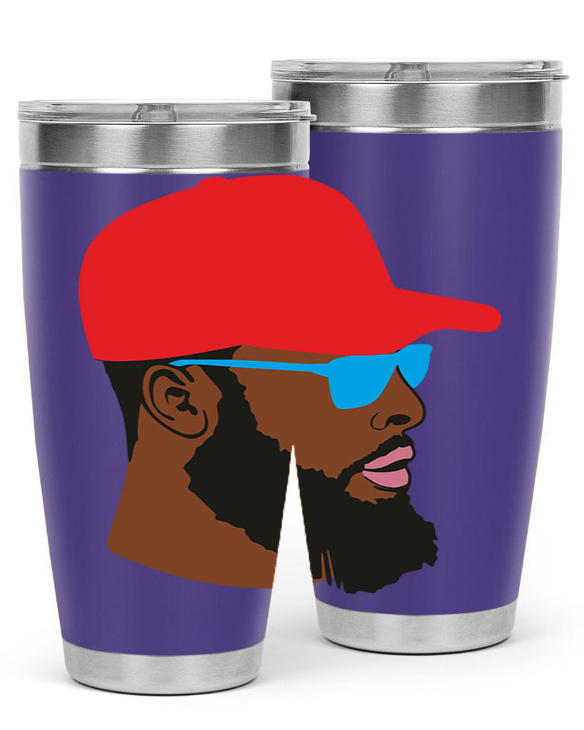 black man style 1#- black men - boys- tumbler