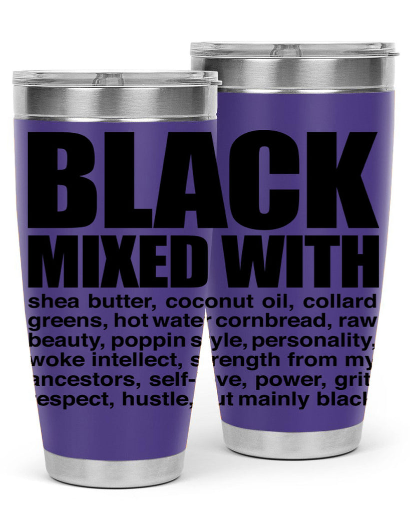 black mixed with 227#- black words phrases- Cotton Tank