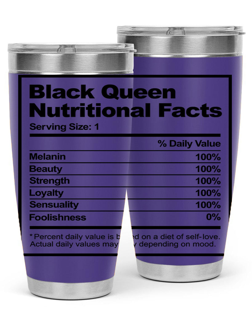 black queen nutritional facts 219#- black words phrases- Cotton Tank