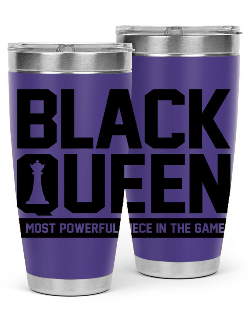 black queenchess 194#- black words phrases- Cotton Tank