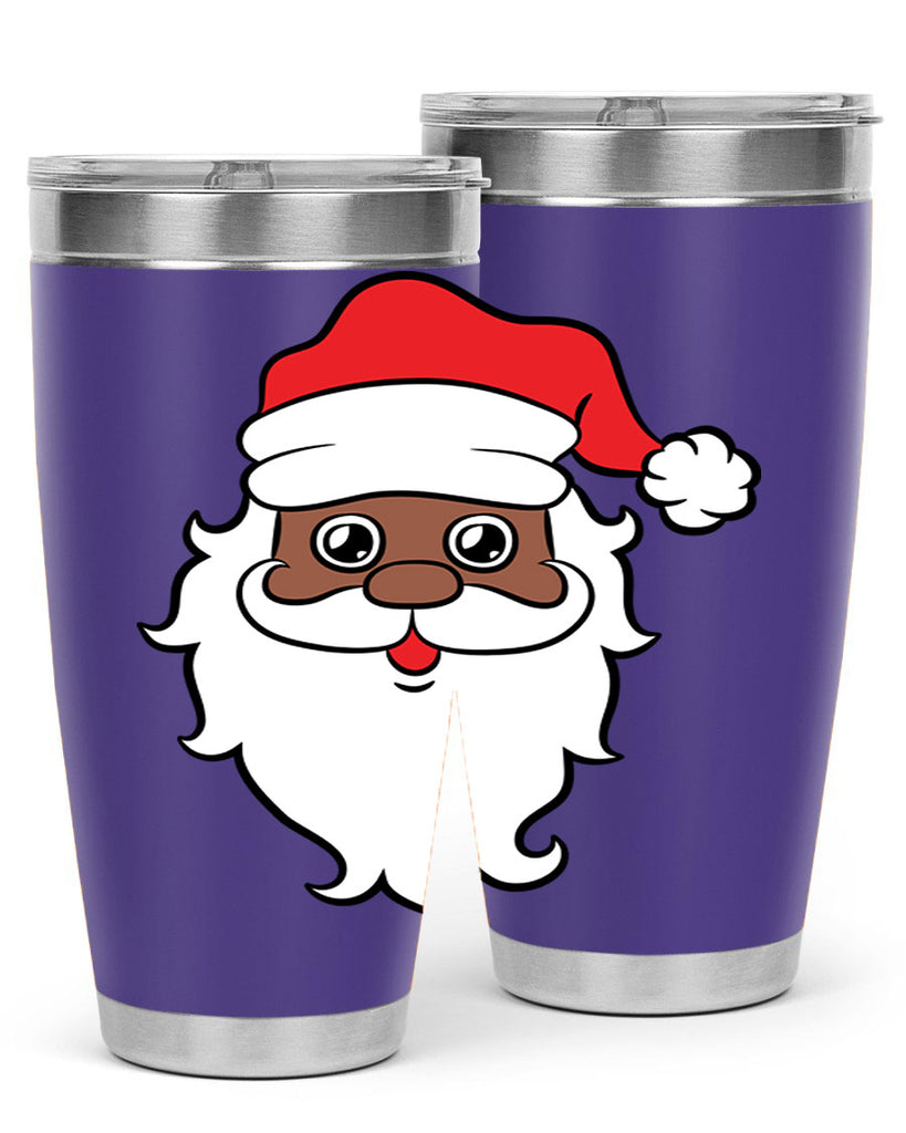 black santa 25#- black men - boys- tumbler