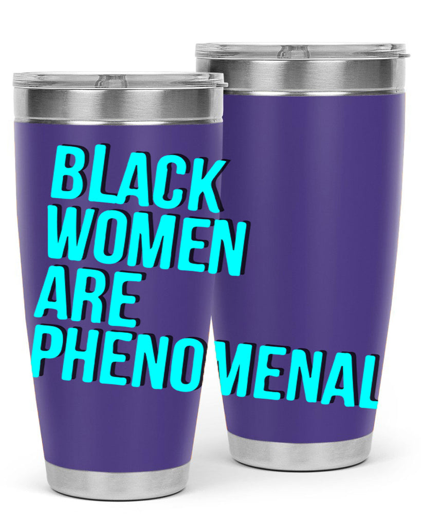 black woman are phenomenal color 216#- black words phrases- Cotton Tank