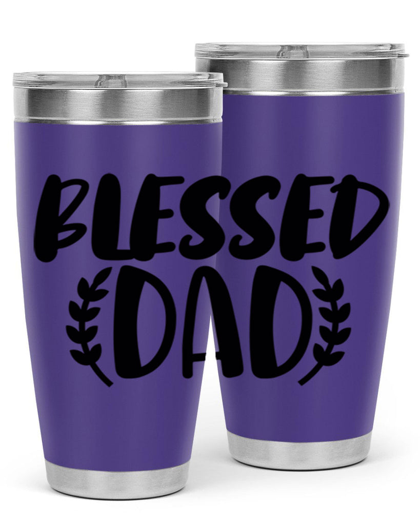 blessed dad 36#- dad- Tumbler