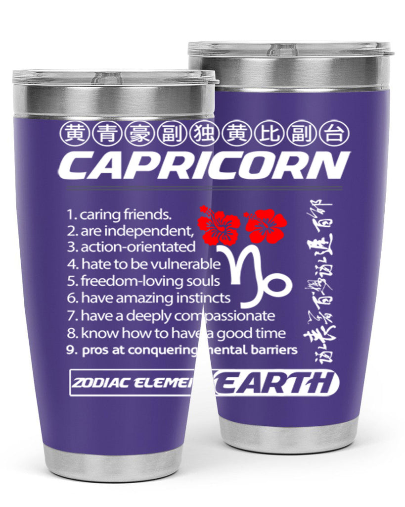 capricorn 207#- zodiac- Tumbler