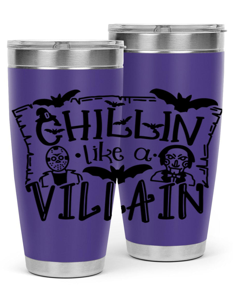 chillin like a villain 82#- halloween- Tumbler