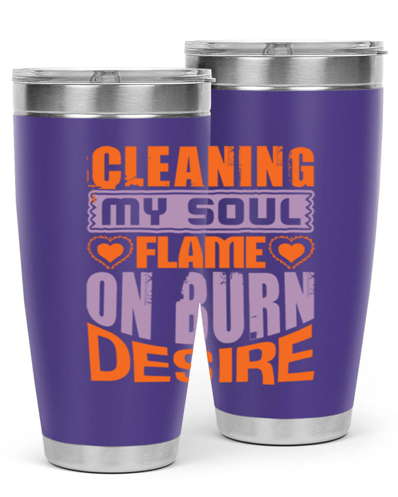 cleaning my sould flame on burn desire Style 42#- cleaner- tumbler