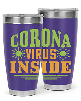 coronavirus inside Style 2#- corona virus- Tumbler