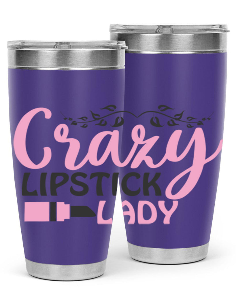 crazy lipstick lady Style 159#- make up- Tumbler