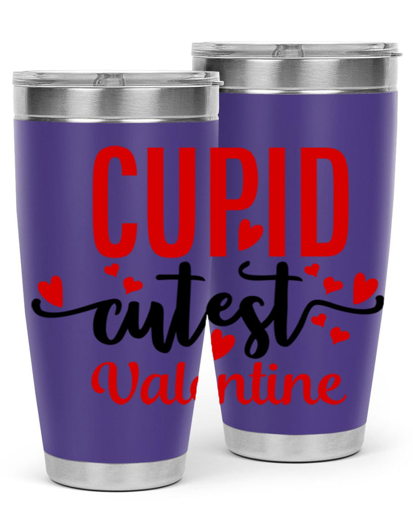 cupid cutest valentine 80#- valentines day- Tumbler