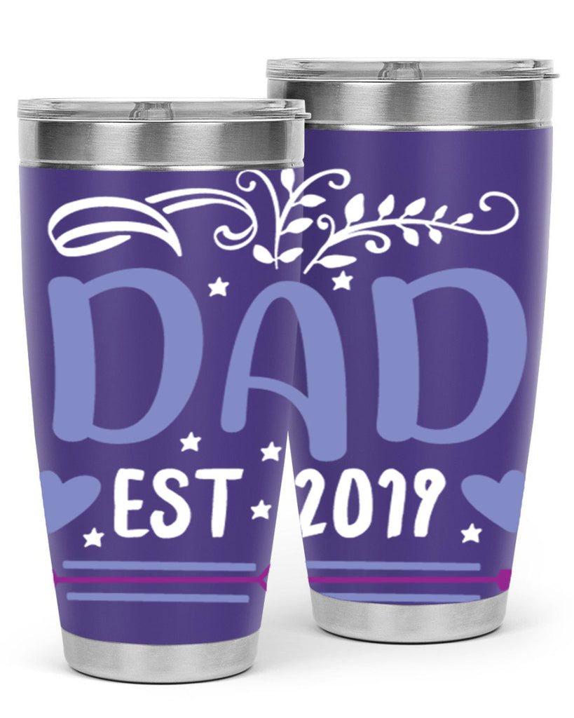 dad est 100#- fathers day- Tumbler