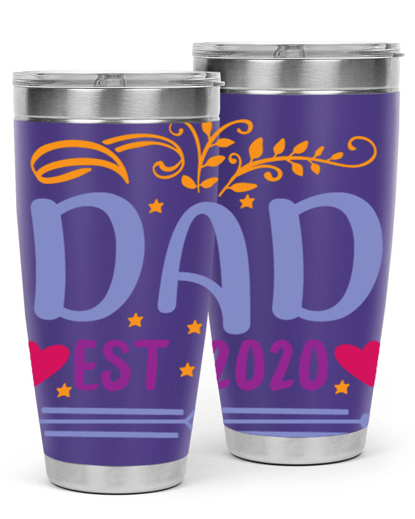 dad est 98#- fathers day- Tumbler