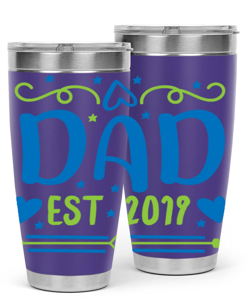 dad est 99#- fathers day- Tumbler