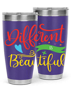 different is beautiful Style 11#- autism- Tumbler