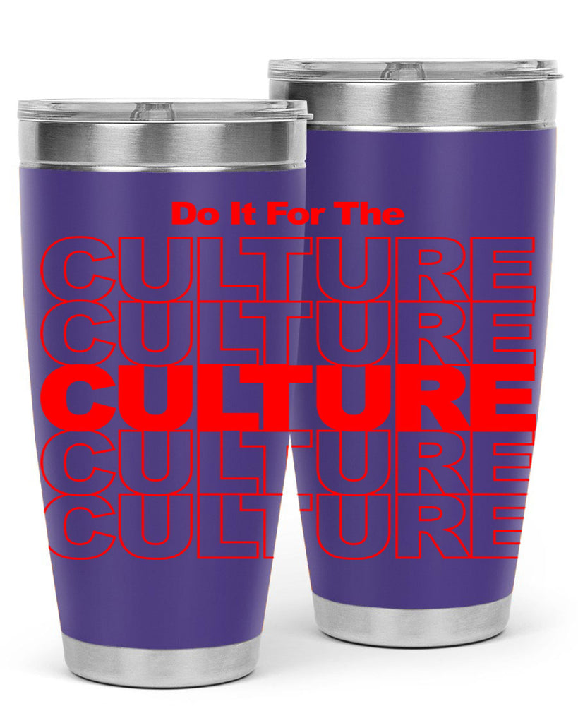 do it for the culture 170#- black words phrases- Cotton Tank