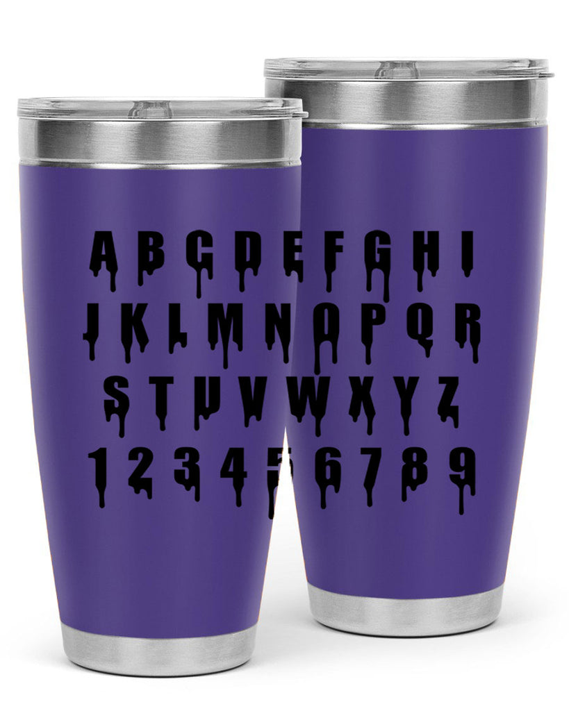 drip font 164#- black words phrases- Cotton Tank