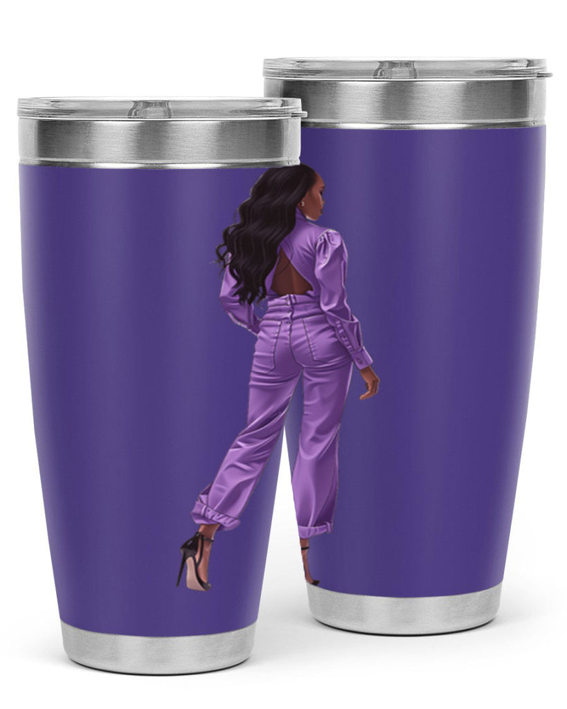 fashion girl in lavender 49#- fashion- Cotton Tank